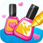 glitter beauty coloring android application logo